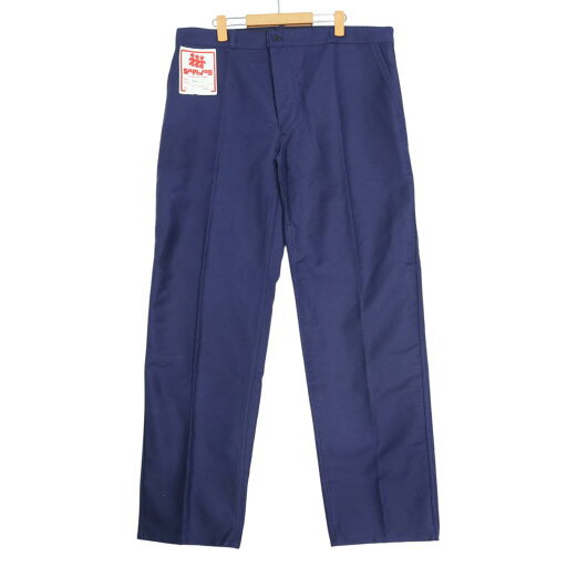 デッドストック 80年代 フランス製 SAPIVOG フレンチワーク パンツ ユーロ ワーク ブルー(メンズ 52 XL )中古 古着 A4780 デッドストック 80年代 フランス製 SAPIVOG フレンチワーク パンツ ユーロ ワーク ブルー(メンズ 52 XL )中古 古着 A4780