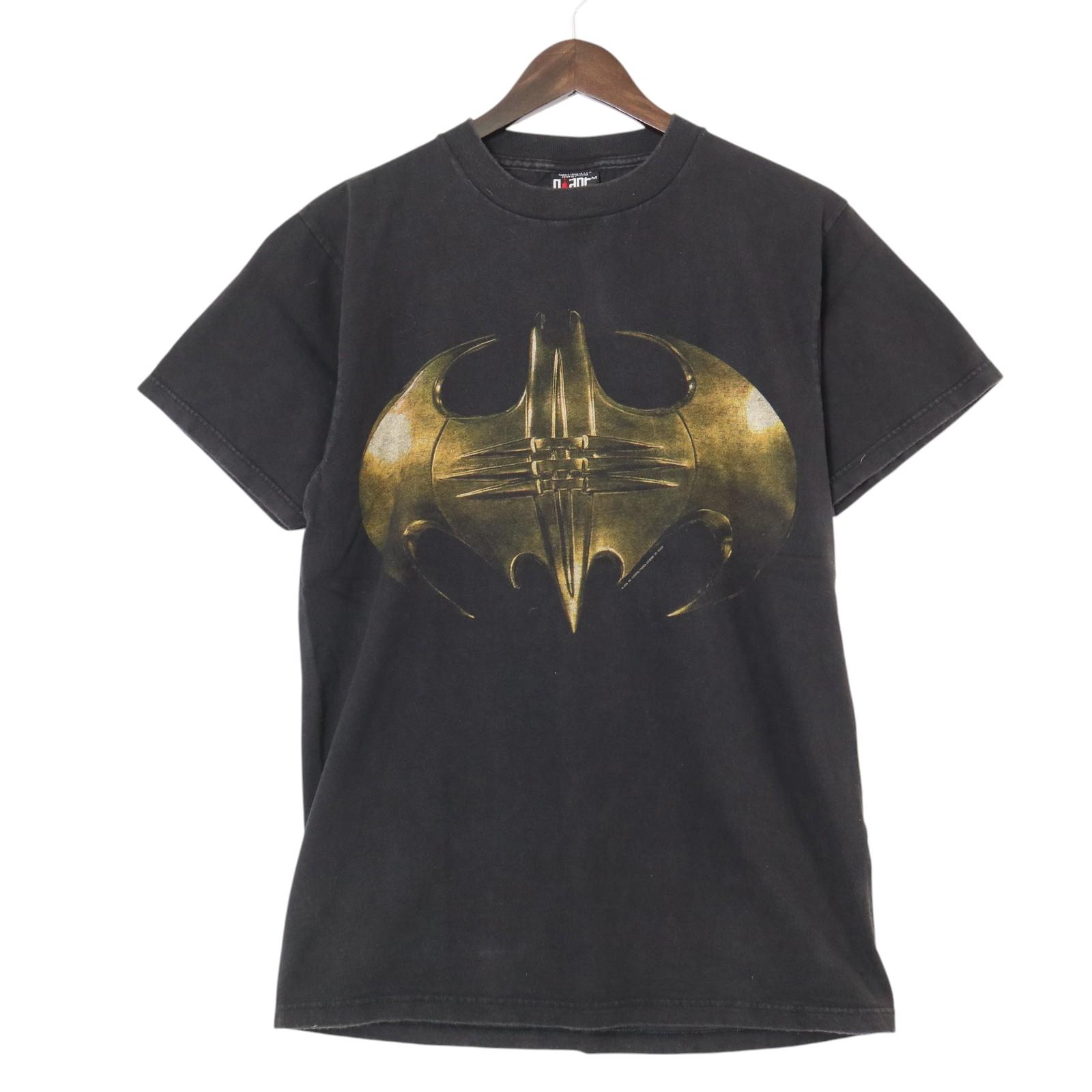 樂天商城 - 90年代 GIANT ジャイアント バットマン BATMAN 半袖Tシャツ ムービー ブラック（メンズ M ）中古 古着 A4796