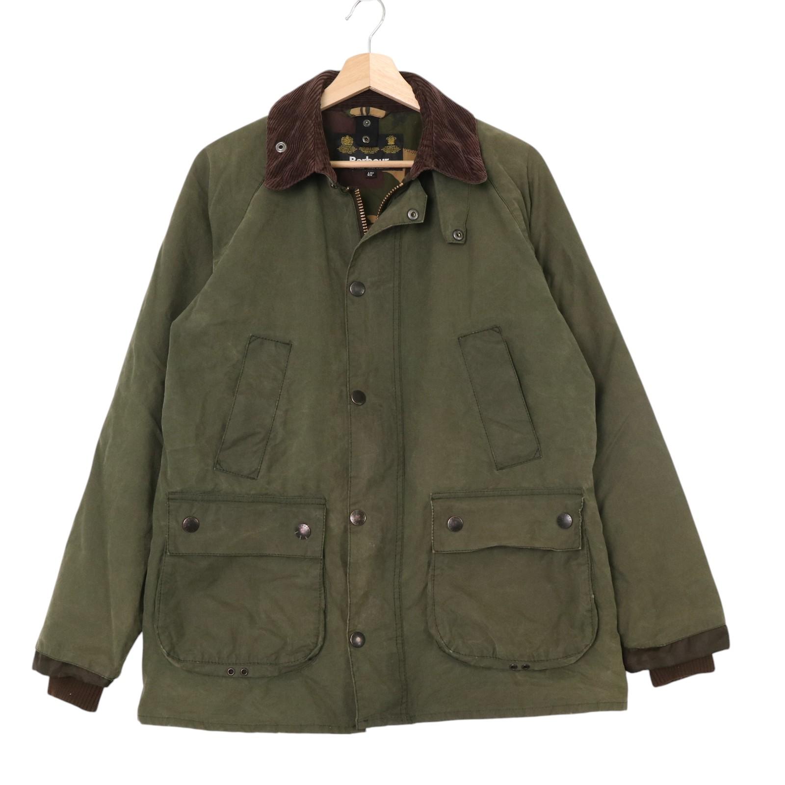 Rakuten - Barbour バブアー BEDALEビデイル オイルドジャケット オリーブ(メンズ 40)中古 古着 A4853