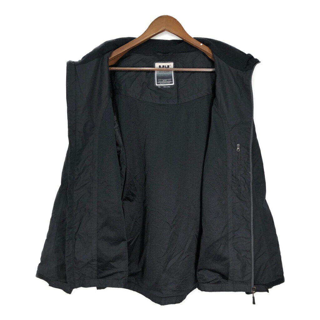 HELLY HANSEN ヘリーハンセン マウンテンパーカー アウトドア 大きいサイズ ブラック(メンズ XXL)中古 古着 T5609