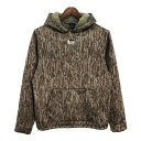 banded リアルツリーカモ ボア スウェット パーカー ブラウン(メンズ M)中古 古着 T6005