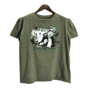 ブラッククローバー 半袖Tシャツ アニメ オリーブ(メンズ L)中古 古着 T6058