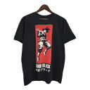 DRAGONBALL超 悟空ブラック 半袖Tシャツ アニメ キャラクター ブラック(メンズ XL)中古 古着 T6269