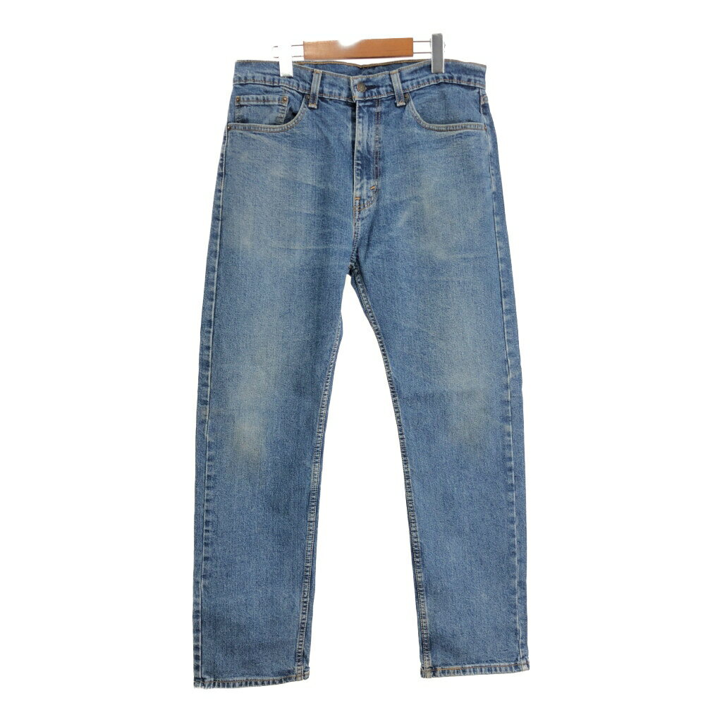 Levi's リーバイス 505 デニムパンツ ブルー(メンズ W34 L32)中古 古着 T6502