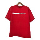 00年代 NIKE ナイキ 半袖Tシャツ レッド(メンズ XL)中古 古着 T6817