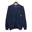90年代 GAP ギャップ コットンニット カーディガン オールドギャップ ネイビー(メンズ XL)中古 古着 T6895