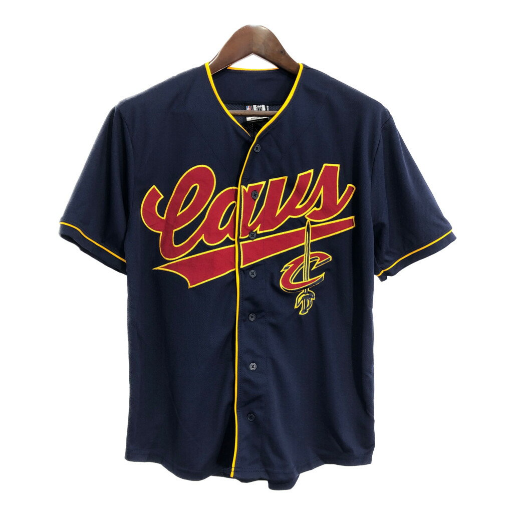 NBA クリーヴランド・キャヴァリアーズ ユニフォーム プロチーム バスケットボール ネイビー(メンズ M)中古 古着 T6976