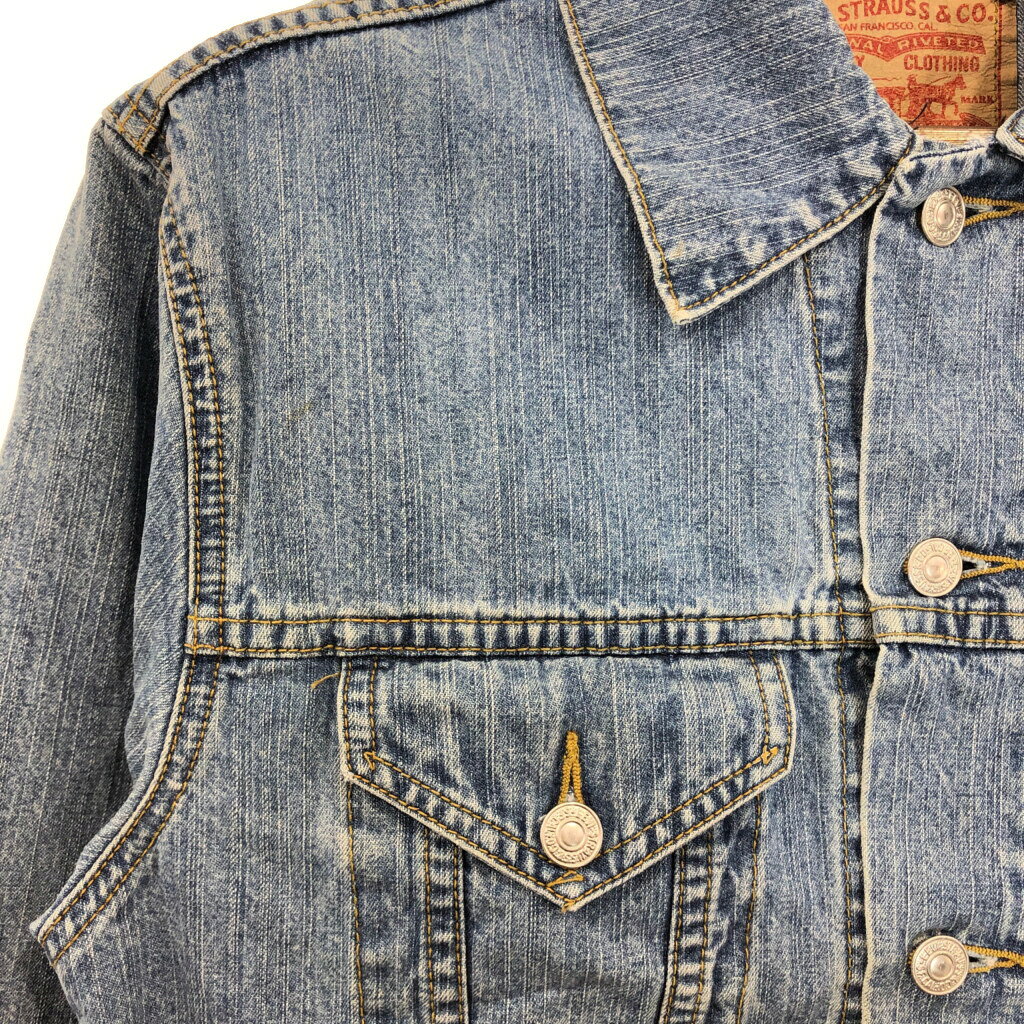 Levi's リーバイス デニムジャケット ブルー(メンズ M)中古 古着 T6986