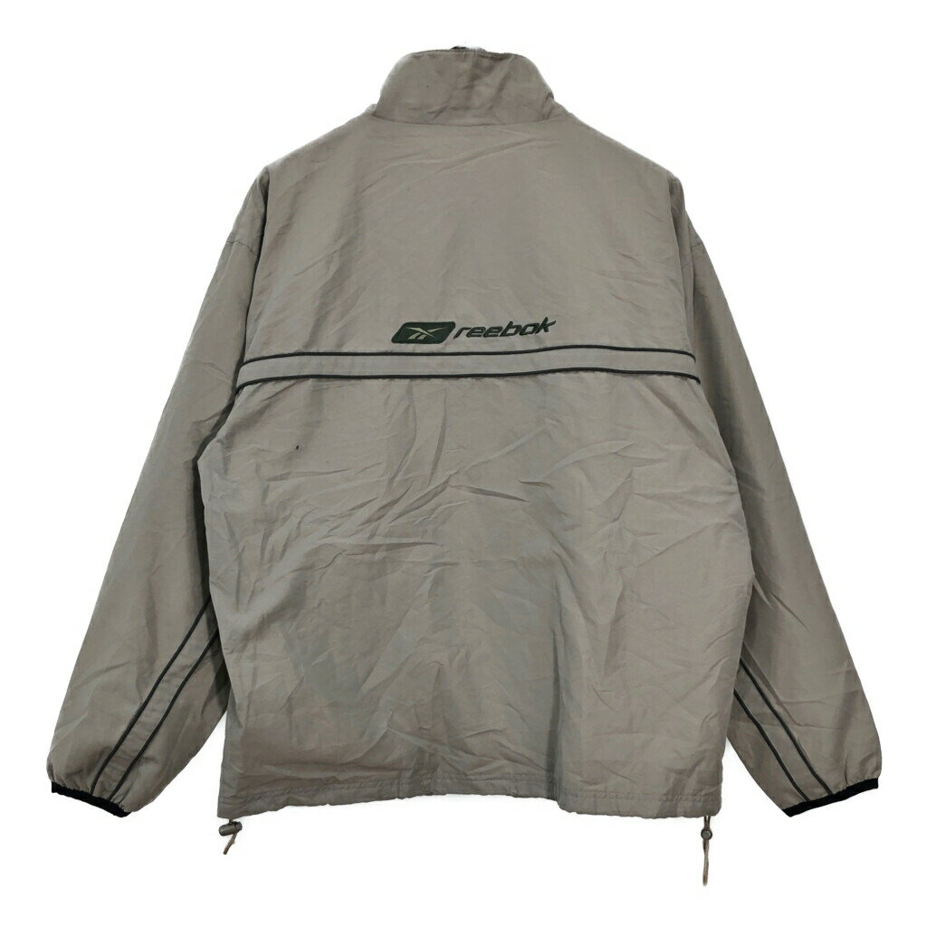 Reebok リーボック ウィンドブレーカー ジャケット スポーツ カーキ(メンズ L)中古 古着 T7041