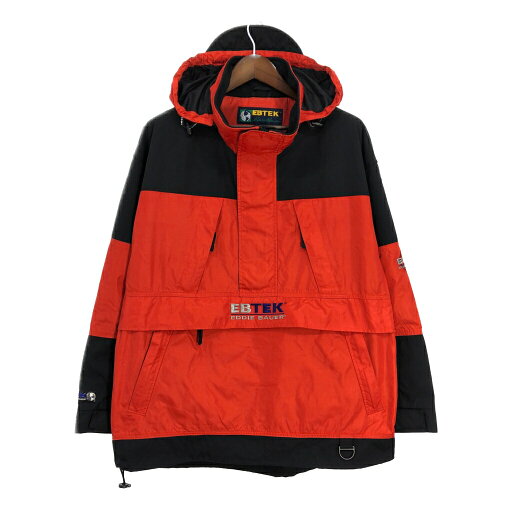 90年代 Eddie Bauer エディーバウアー EBTEK アノラックパーカージャケット アウトドア レッド(メンズ L)中古 古着 T7152 90年代 Eddie Bauer エディーバウアー EBTEK アノラックパーカージャケット アウトドア レッド(メンズ L)中古 古着 T7152