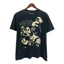スター・ウォーズ STAR WARS 半袖Tシャツ ムービー ブラック(メンズ XL)中古 古着 T7492