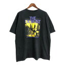THE EXORCIST エクソシスト 半袖Tシャツ 大きいサイズ ムービー ブラック(メンズ 2XL)中古 古着 T7537(4)