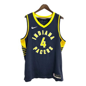 NIKE ナイキ NBA インディアナ・ペイサーズ ユニフォーム プロチーム バスケットボール ネイビー(メンズ XXL)中古 古着 T7986