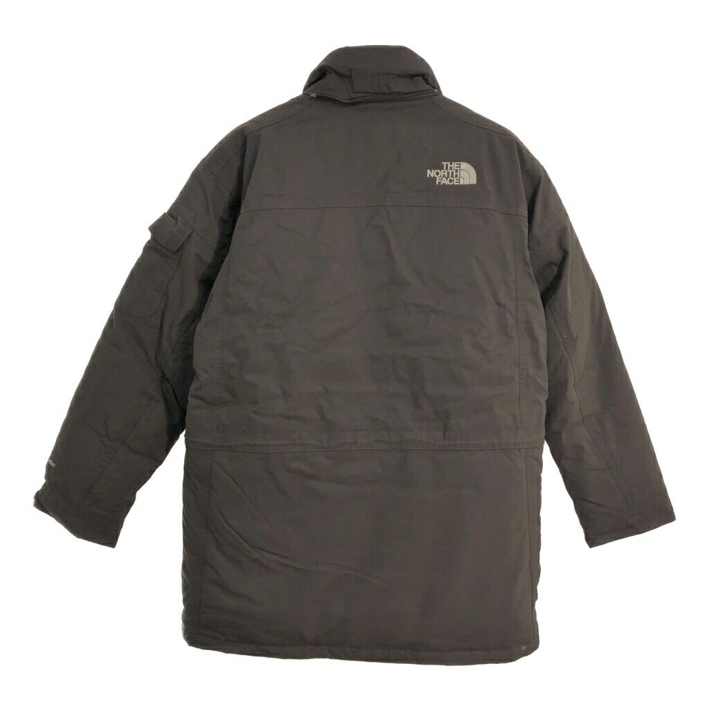 THE NORTH FACE ノースフェイス HYVENT マクマードパーカー ダウンジャケット アウトドア ブラウン(メンズ M)中古 古着 T8207