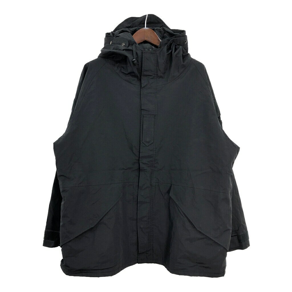 90年代 米軍実物 U.S.ARMY ECWCS GEN1 GORE-TEX パーカージャケット ミリタリー ブラック(メンズ XX-LARGE)中古 古着 T8229