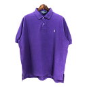 Polo by Ralph Lauren ポロ ラルフローレン ポロシャツ パープル(メンズ 1XB)中古 古着 T8278(4)