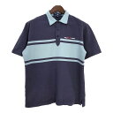 POLO SPORT ポロスポーツ ポロシャツ ラルフローレン ネイビー(メンズ M)中古 古着 T8306