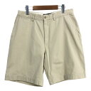 Polo by Ralph Lauren ポロ ラルフローレン PROSPECT PANT チノショートパンツ アイボリー(メンズ 33)中古 古着 T8717(4)