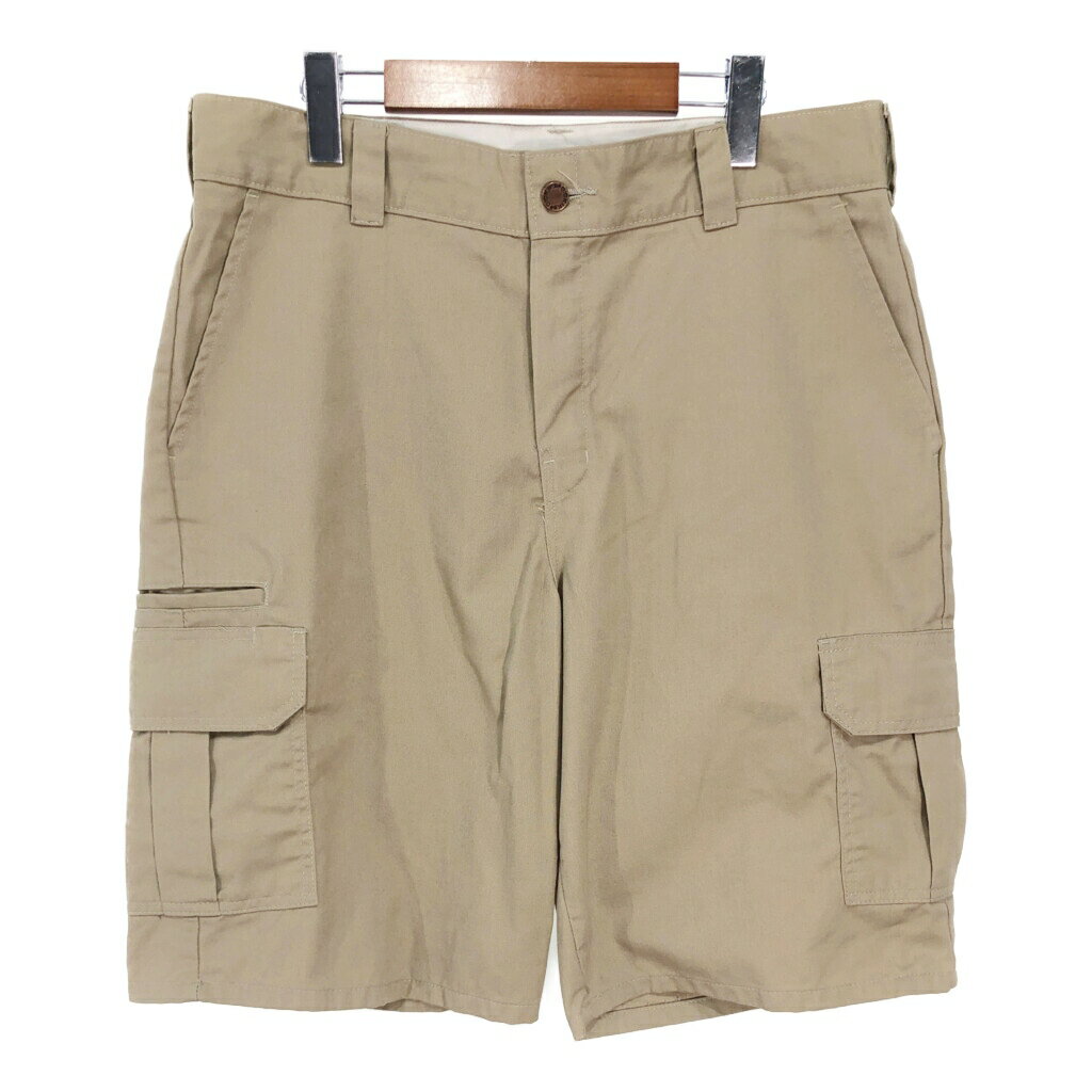 Dickies ディッキーズ カーゴ ショートパンツ ワーク ベージュ(メンズ W34)中古 古着 T8852