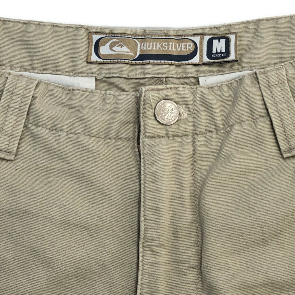 Quiksilver クイックシルバー カーゴショートパンツ ベージュ(メンズ M)中古 古着 T9257