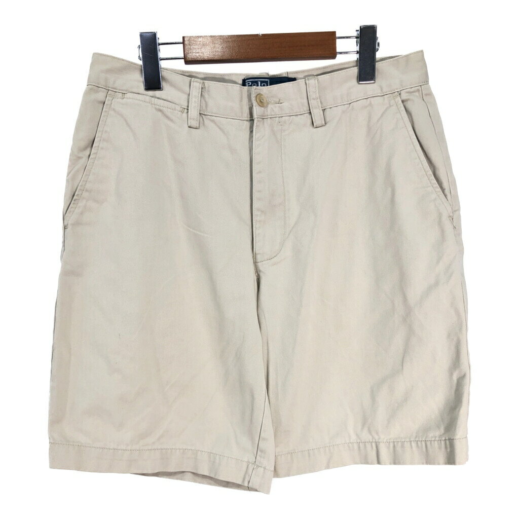 Polo by Ralph Lauren ポロ ラルフローレン PROSPECT SHORT チノショートパンツ ベージュ(メンズ W31)中古 古着 T9277
