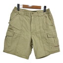 Timberland ティンバーランド カーゴ ショートパンツ アウトドア ベージュ(メンズ W30)中古 古着 T9292
