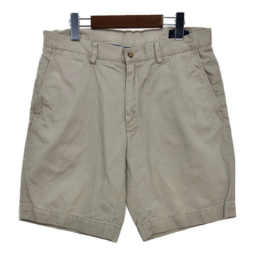 Polo by Ralph Lauren ポロ ラルフローレン チノショートパンツ ベージュ(メンズ 34)中古 古着 T9372(4)