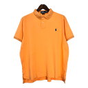 Polo by Ralph Lauren ポロ ラルフローレン ポロシャツ オレンジ(メンズ XL)中古 古着 T9564