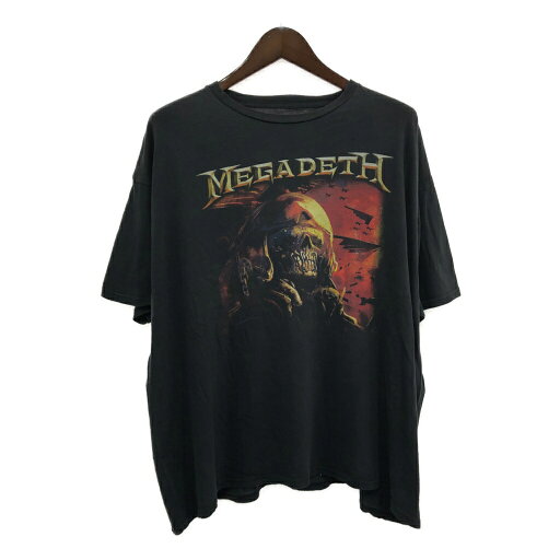 MEGADETH メガデス 2022 ツアーTシャツ 大きいサイズ バンド ブラック(メンズ XXL相当)中古 古着 T9664 MEGADETH メガデス 2022 ツアーTシャツ 大きいサイズ バンド ブラック(メンズ XXL相当)中古 古着 T9664