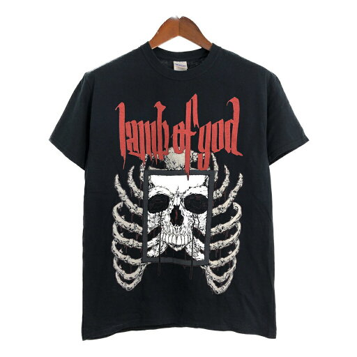 Lamb of God ラム・オブ・ゴッド 半袖Tシャツ バンド ブラック(メンズ M)中古 古着 T9981 Lamb of God ラム・オブ・ゴッド 半袖Tシャツ バンド ブラック(メンズ M)中古 古着 T9981