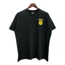 90年代 USA製 FRUIT OF THE LOOM S.W.A.T. Tシャツ ブラック(メンズ XL)中古 古着 U0843