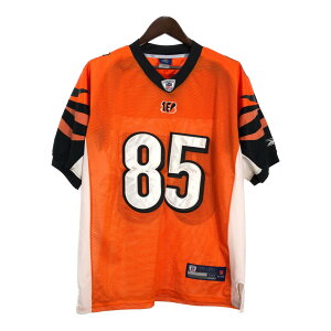 Reebok リーボック NFL シンシナティ・ベンガルズ ユニフォーム プロチーム アメフト スポーツ オレンジ(メンズ 50)中古 古着 U1154