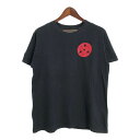 NARUTO Shippuden ナルト疾風伝 うちはサスケ 半袖Tシャツ アニメ キャラクター ブラック(メンズ L)中古 古着 U1413