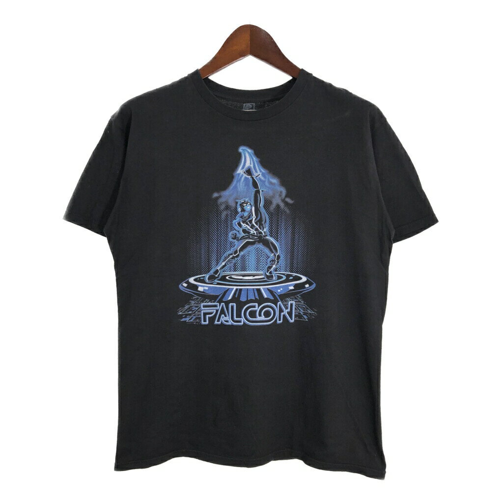 Captain Falcon キャプテン・ファルコン 半袖Tシャツ ゲーム キャラクター ブラック(メンズ M)中古 古着 U1426