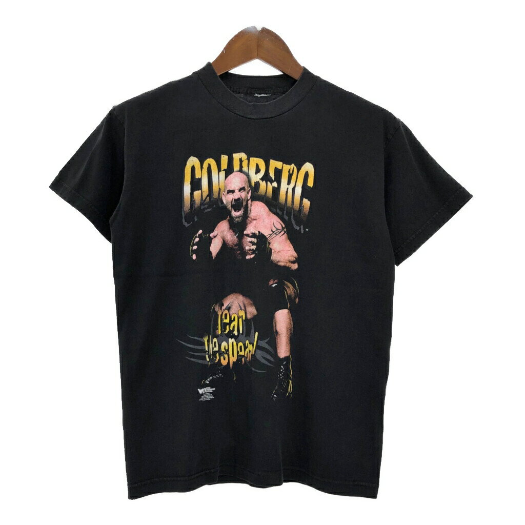 90年代 World Championship Wrestling ビル・ゴールドバーグ Bill Goldberg 半袖Tシャツ プロレス(メンズ S相当)中古 古着 U1672