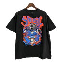 GHOST ゴースト 半袖Tシャツ バンド ブラック(メンズ XL)中古 古着 U1954(4)