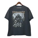 MEGADETH メガデス 2023 ツアーTシャツ 大きいサイズ バンド ブラック(メンズ XXL)中古 古着 U2491(4)