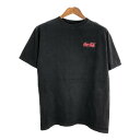USA製 Coka Cola コカ・コーラ ワンポイントロゴ 半袖Tシャツ 企業ロゴ ブラック(メンズ M)中古 古着 U2700(4)