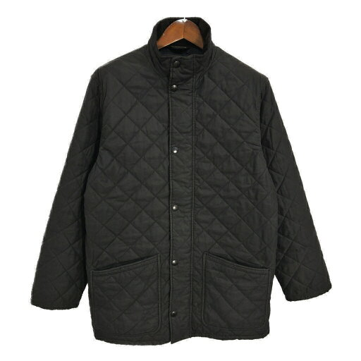 Barbour バブアー キルティングジャケット ブラック(メンズ L)中古 古着 U3095 Barbour バブアー キルティングジャケット ブラック(メンズ L)中古 古着 U3095
