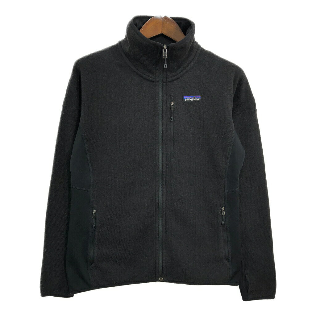 patagonia パタゴニア ベターセーター フリースジャケット アウトドア ブラック(レディース L)中古 古着 U3103