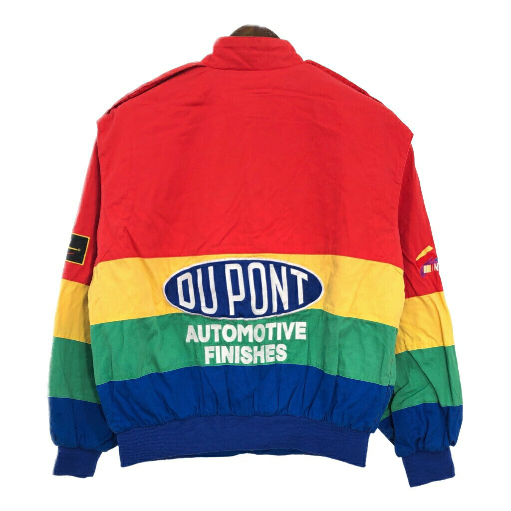 NASCAR ナスカー コットン レーシングジャケット マルチカラー(メンズ L)中古 古着 U3237