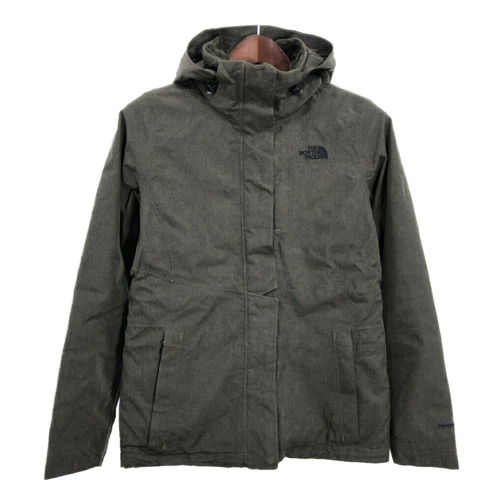 THE NORTH FACE ノースフェイス HYVENT マウンテンパーカー アウトドア オリーブ(レディース S)中古 古着 U3252
