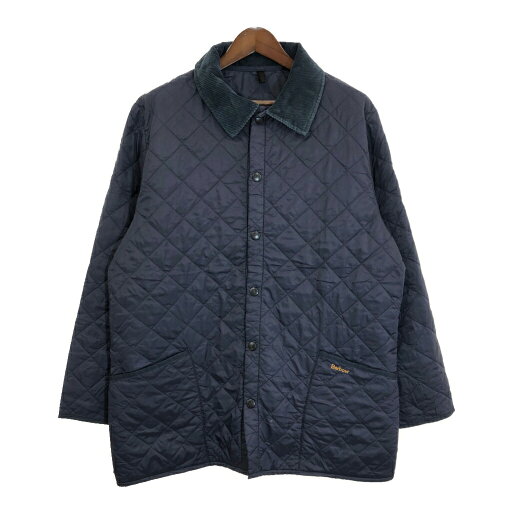 Barbour バブアー LIDDESDALE リッズデイル キルティングジャケット ネイビー(メンズ XL相当)中古 古着 U3395 Barbour バブアー LIDDESDALE リッズデイル キルティングジャケット ネイビー(メンズ XL相当)中古 古着 U3395