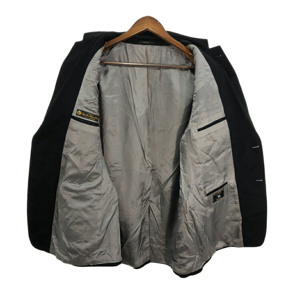 Loro Piana ロロ・ピアーナ テーラードジャケット ブラック(メンズ 48 R)中古 古着 U3417