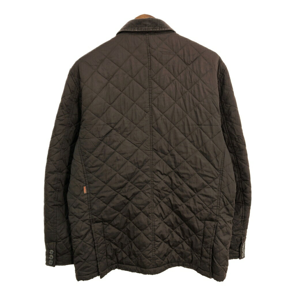 Barbour バブアー MATT FIRTH キルティングジャケット ブラウン(メンズ L)中古 古着 U3444