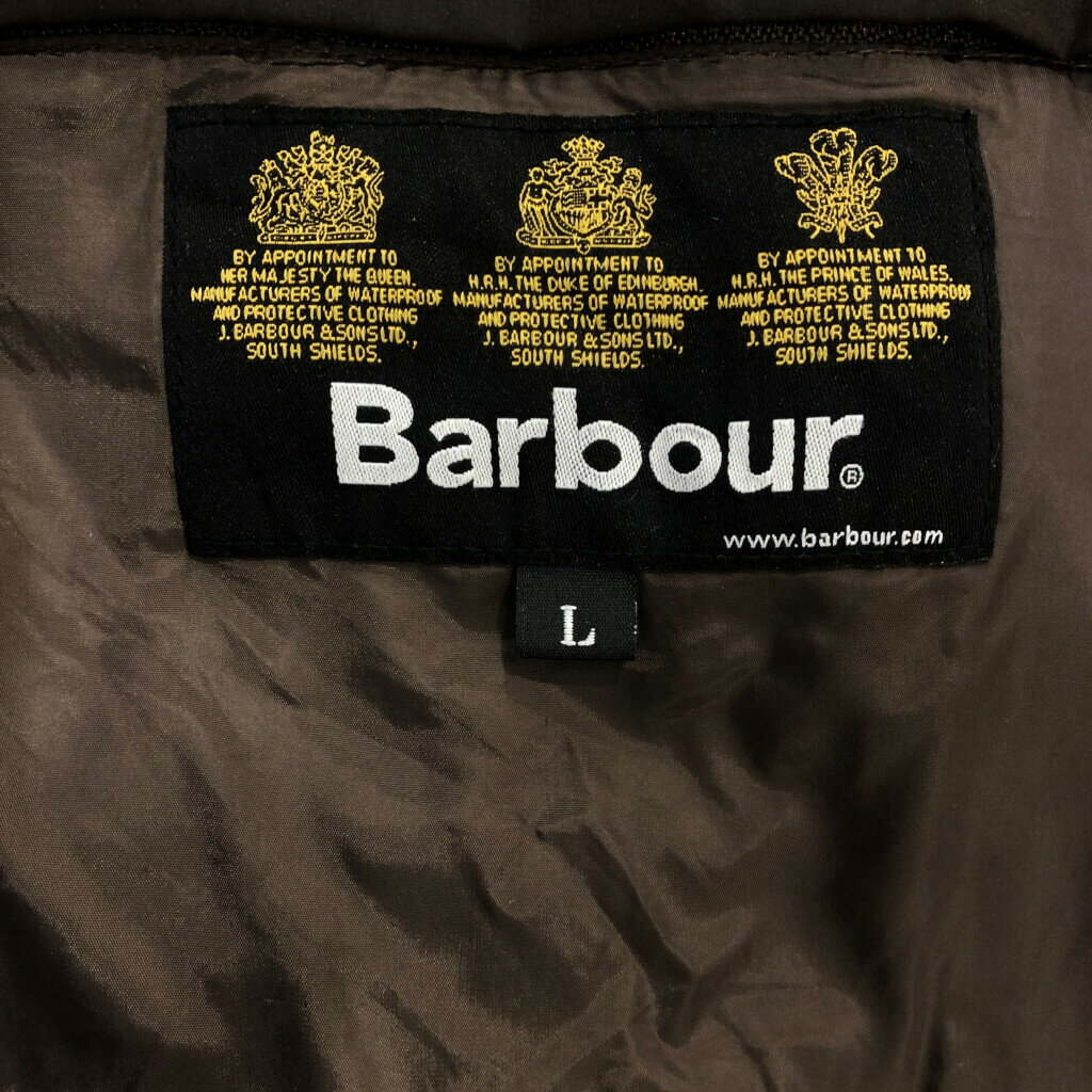 Barbour バブアー MATT FIRTH キルティングジャケット ブラウン(メンズ L)中古 古着 U3444