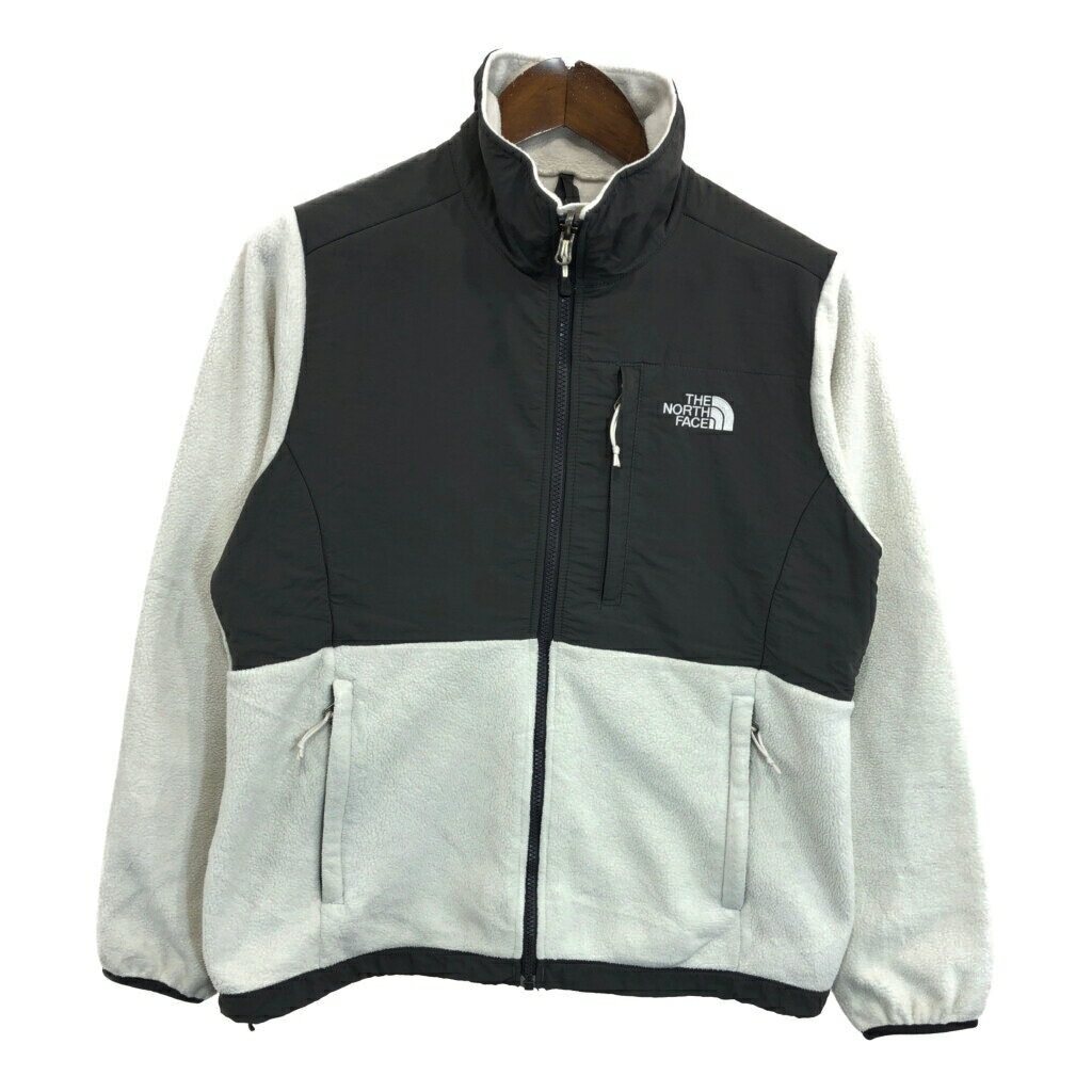 THE NORTH FACE ノースフェイス Denali デナリ フリースジャケット アウトドア ホワイト(レディース M)中古 古着 U3459(4)