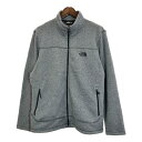 THE NORTH FACE ノースフェイス フリースジャケット 大きいサイズ アウトドア グレー(メンズ XXL)中古 古着 U3725(4)