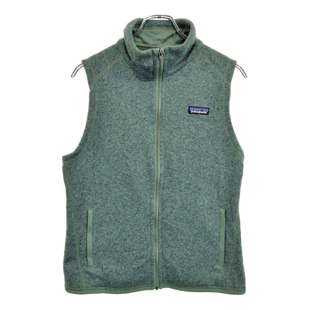 patagonia パタゴニア ベターセーター フリースベスト アウトドア グリーン(レディース M)中古 古着 U3772