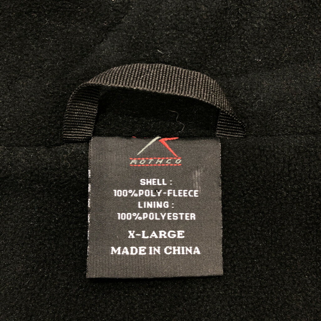 ROTHCO ロスコ ECWCS GEN2 フリースジャケット ミリタリー ブラック(メンズ X-LARGE)中古 古着 U3784